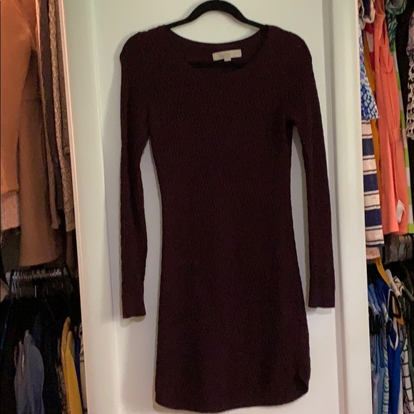LOFT Dresses & Skirts - Burgundy Sweater Dress LOFT Dresses & Skirts - Burgundy Sweater Dress